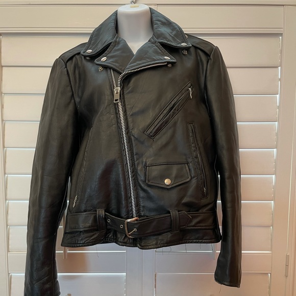 Men’s vintage leather jacket - Picture 1 of 10
